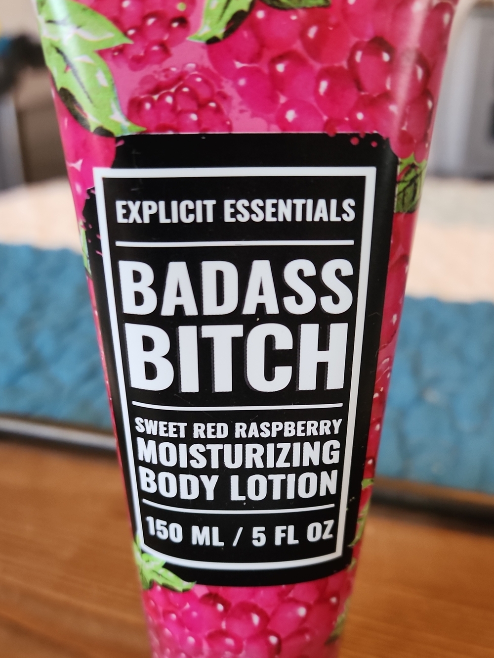 NWT Explicit Essentials Bad A** B**** Body Lotion- Sweet Red Raspberry - Picture 2 of 2